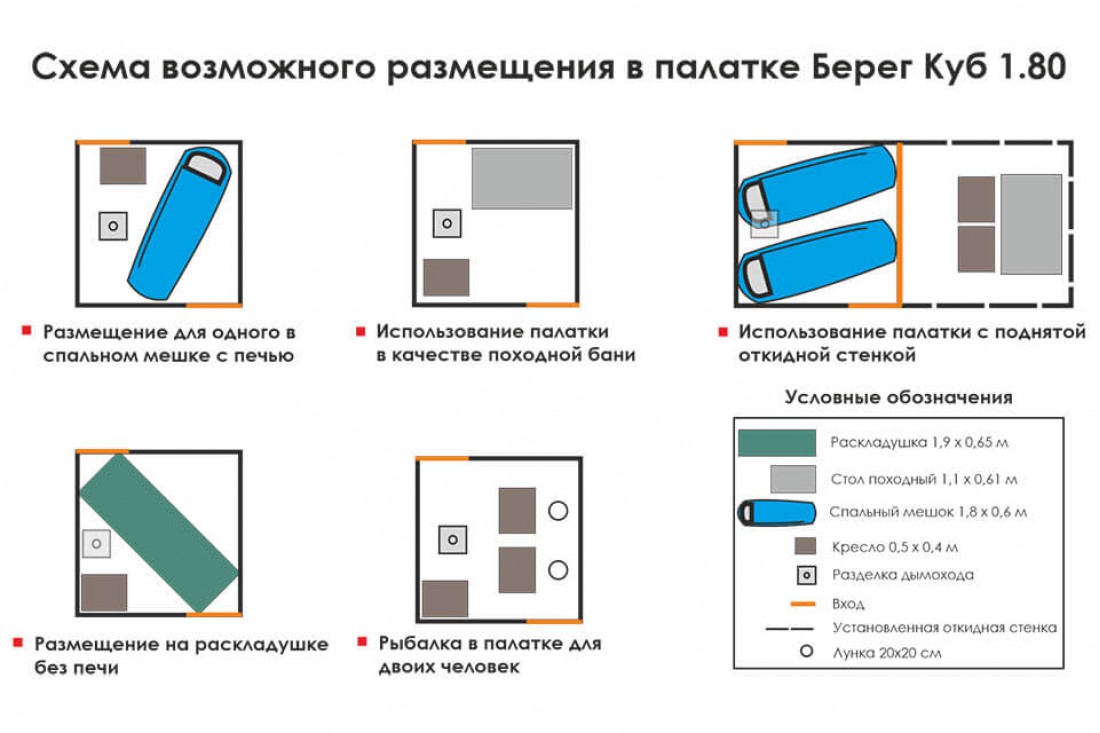 Раскладушка походная Митек ()