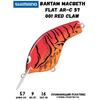 Воблер SHIMANO Bantam Macbeth Flat AR-C 57mm 9g 001 Red Claw, Цвет: 001 Red Claw, Вес гр: 9, Длина, мм: 57 мм, фото 