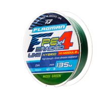 Шнур Flagman PE Hybrid F4 MossGreen 135м 0.23мм, фото 