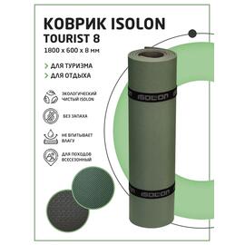 Коврик туристический ISOLON Tourist 8 1800х600х8 серый/хаки, фото 