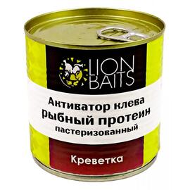 Lion Baits Активатор клева "Рыбный протеин" пастеризованный "КРЕВЕТКА" - 430 мл, Вкус: креветка, фото 