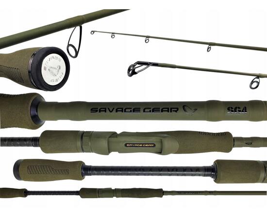 Удилище спиннинговое SAVAGE GEAR SG4 VIB & Blade Specialist 7'8''/2,33M MF 10-35G/M 2sec, фото , изображение 6