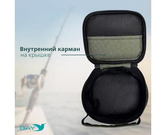 Чехол для катушки Bay квадратная ЧК0 олива, фото , изображение 3