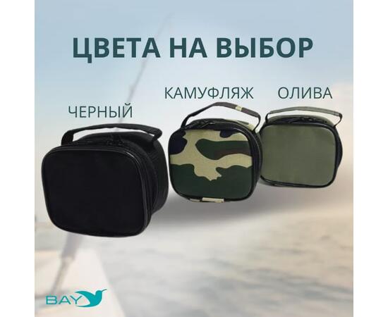 Чехол для катушки Bay квадратная ЧК0 олива, фото , изображение 5