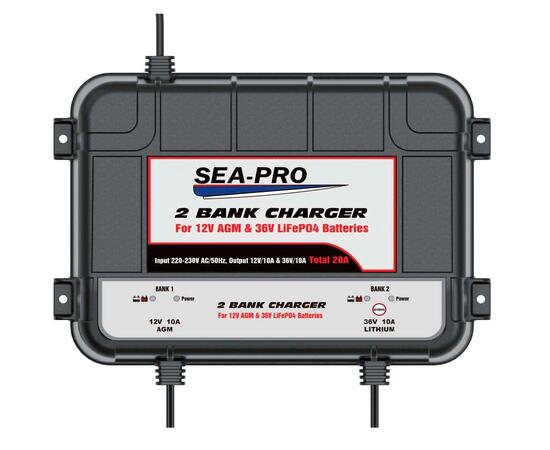 Зарядное устройство Sea-Pro ТЕ4-0289 (1х12В AGM,  1х36В LiFePO4), фото , изображение 5