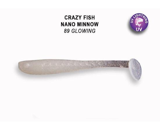 Мягкая приманка CRAZY FISH Nano Minnow 1.6" 6-40-89-6, фото 