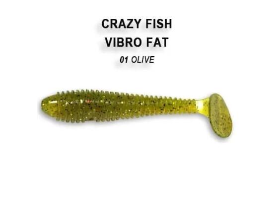 Мягкая приманка CRAZY FISH Vibro fat 2.7" 1-71-1-6, фото 