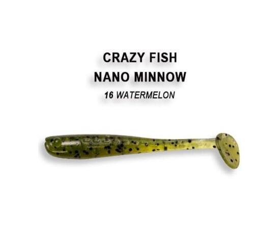 Мягкая приманка CRAZY FISH Nano Minnow 1.6" 6-40-16-6, фото 