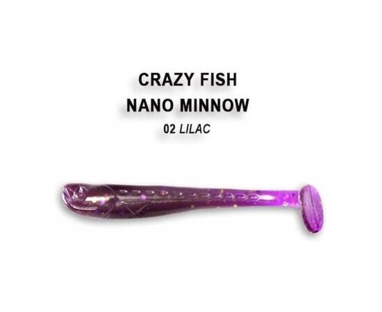 Мягкая приманка CRAZY FISH Nano Minnow 1.6" 6-40-2-6, фото 