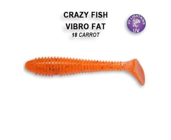 Мягкая приманка CRAZY FISH Vibro fat 2.7" 1-71-18-6, фото 